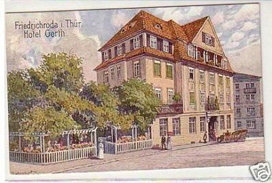 33070 Ak Friedrichroda in Thüringen Hotel Gerth 1918