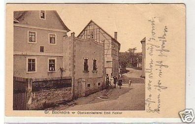 33093 Ak Gr. Bockedra Obstweinkelterei Emil Fickler 1927