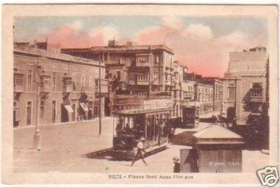 25206 Ak Malta Piazza Sont Anna Floriana um 1920