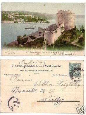 25268 Ak Britain Post Office Türkei Constantinopel 1903