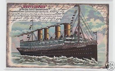 25285 Ak "Deutschland" größtes Schiff Deutschlands 1901