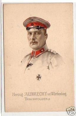 25369 Ak Militär Herzog Albrecht v. Württemberg um 1915