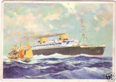 25436 Karte Dampfer "Columbus" Irlandfahrt 1933