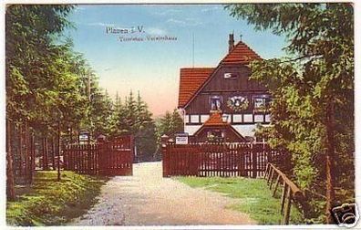 25448 Ak Plauen i.V. Touristen-Vereinshaus 1933