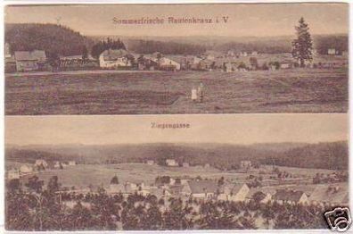 25448 Ak Sommerfrische Rautenkranz Ziegengasse 1921