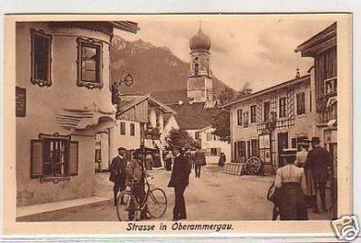 25544 Ak Oberammergau Strassenansicht um 1920