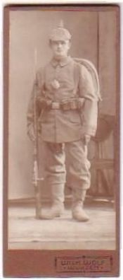 24220 Papp Foto Soldat 179er Regt. Wurzen um 1915