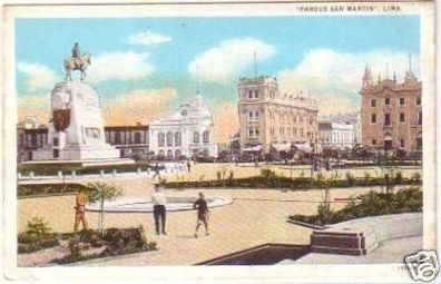 24586 Ak Lima Peru "Parque San Martin" um 1920