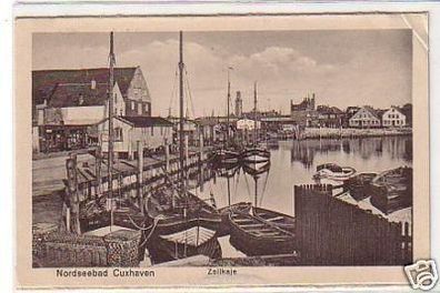 24628 Ak Nordseebad Cuxhaven Zollkaje um 1930