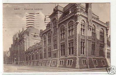 24916 Feldpost Ak Gent Belgien Leopold Kaserne 1918
