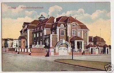 24924 Ak Leipzig Kommandaturgebäude um 1920