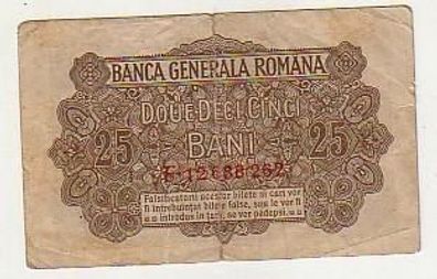 25 Bani Banknote deutsche Besetzung Rumäniens 1916-1918
