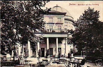 25017 Ak Aachen Belvedere auf dem Lousberg um 1920