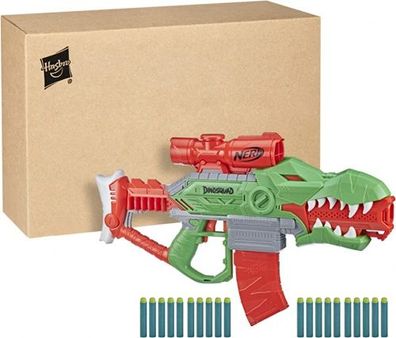 Hasbro - Nerf Dinosquad Rex-Rampage Motorized Blaster Eco Package