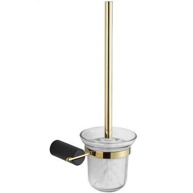 Mexen Aron Toilettenbürste, Schwarz/Gold - 7088150-57