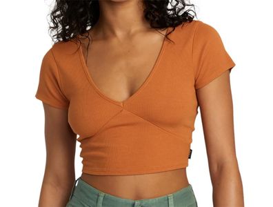 RVCA Women Top Smitten terracotta - Größe: S/8