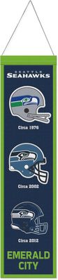 NFL Seattle Seahawks Evolution Wimpel Pennant Banner Winning Streak 80x20cm