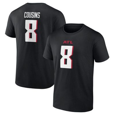 NFL T-Shirt Atlanta Falcons Kirk Cousins 8 schwarz Graphic Football Trikot