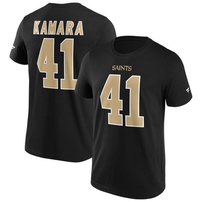 NFL T-Shirt New Orleans Saints Alvin Kamara 41 schwarz Graphic Football Trikot