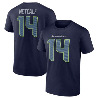 NFL T-Shirt Seattle Seahawks D.K. Metcalf navy Graphic Football Trikot