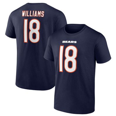 NFL T-Shirt Chicago Bears Caleb Williams 18 navy Graphic Football Trikot