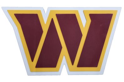 NFL Washington Commanders 3D Foam Logo Sign Schild für Wand 847624021529