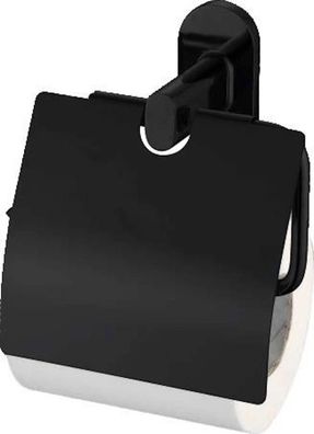 Muro Toilettenpapierhalter Schwarz