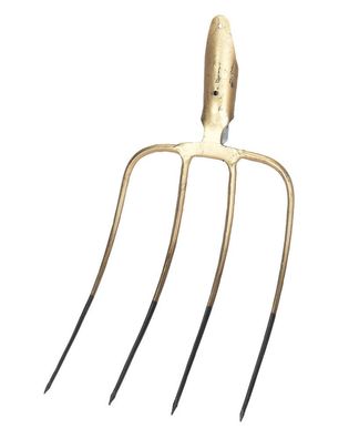 Dunggabel ohne Stiel 4 Zinken, 31 x 23 cm Gabel Hof Stall Ernte füttern Landwirt