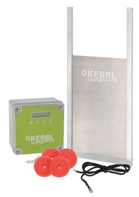 Automatische Hühnertür mit Schiebetür 430 x 400 mm, verpackt Klappe Tür Geflügel