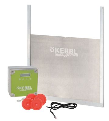 Automatische Hühnertür mit Schiebetür 220 x 330 mm, verpackt Klappe Tür Geflügel