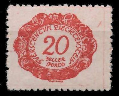 Liechtenstein Portomarken 1920 Nr 4 ungebraucht X142E46
