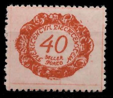 Liechtenstein Portomarken 1920 Nr 7 ungebraucht X142E9A