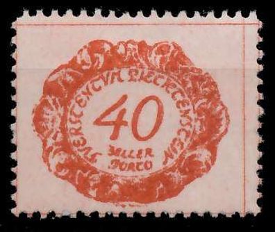 Liechtenstein Portomarken 1920 Nr 7 postfrisch X142E9E