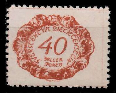 Liechtenstein Portomarken 1920 Nr 7 ungebraucht X142E8E