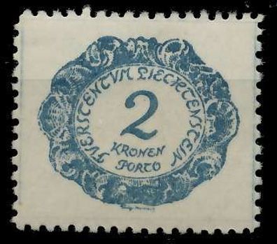 Liechtenstein Portomarken 1920 Nr 11 ungebraucht X142EDA