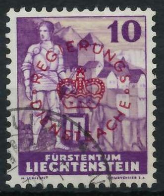 Liechtenstein Dienstmarken 1934 37 Nr 21 gestempelt X142FAA