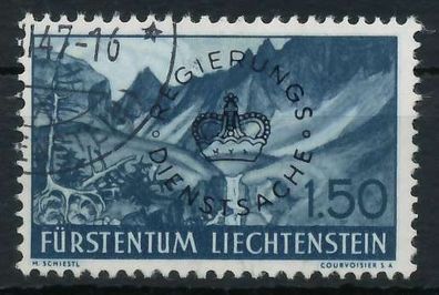 Liechtenstein Dienstmarken 1934 37 Nr 27 gestempelt X142FC2