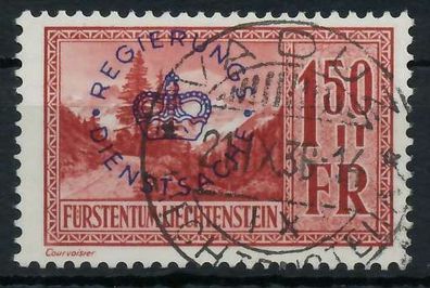 Liechtenstein Dienstmarken 1934 37 Nr 19 gestempelt X142FCE