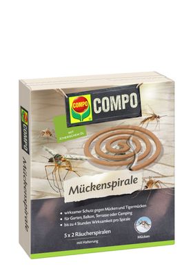 COMPO Mückenspirale, 10 Stück