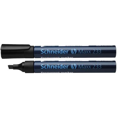 Schneider Permanentmarker 233 123301 1-5mm Keilspitze schwarz