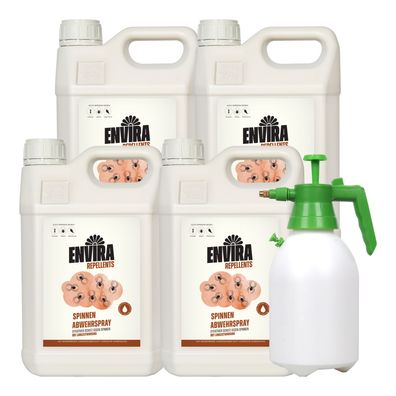 ENVIRA Spinnenspray 4 X 5L + 2L Drucksprüher