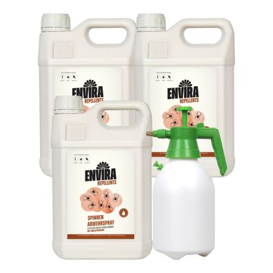 ENVIRA Spinnenspray 3 X 5L + 2L Drucksprüher