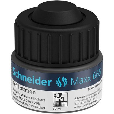 Schneider 166501 Maxx 665 Nachfülltinte schwarz