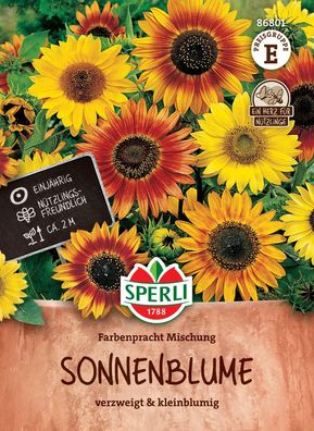 Sperli Sonnenblumen Farbenpracht Mischung - Blumensamen