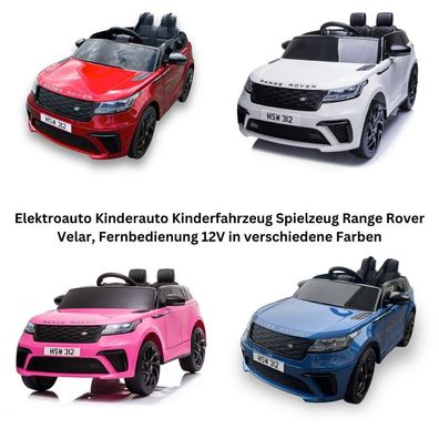 Range Rover Velar, Ledersitz, Eva, Kinder Elektroauto Kinderauto Kinderfahrzeug