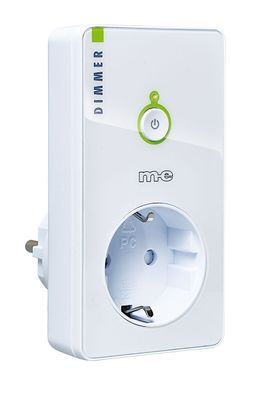 Funk-Steckdose Dimmer CR-D300 für Schalter-System CUVEO, Farbe weiß