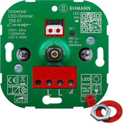 EHMANN Universaldimmer Comfort, Unterputz