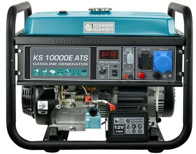 Könner&Söhnen Benzin Generator 230V Stromaggregat KS10000E ATS 8KW