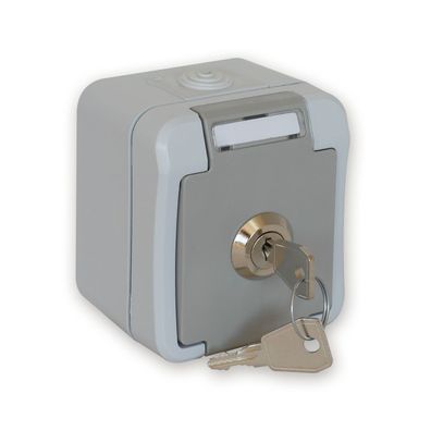 AP-FR Steckdose IP54 mit Schloss-Nr. 802, abschließbar, 1-fach