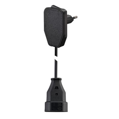 nvb 104577 Strom Verlängerungskabel Schwarz 3m
